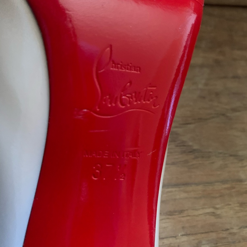Christian Louboutin shoes, 7.5, authentic.